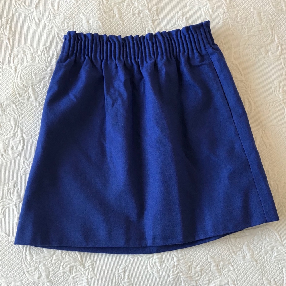 Jcrew Blue Skirt Wool 0